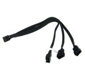Adaptateur Fan 4-Pin PWM Splitter 1 vers 3 Adaptateur Fan 4-Pin PWM Splitter 1 vers 3