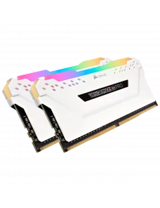 DDR4 Corsair Vengeance RGB PRO Kit 16Go 2x8Go 3200Mhz 1.35V CL16 Blan Corsair - 1