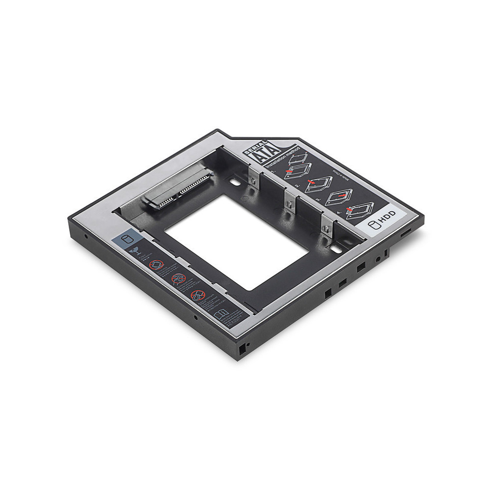 Adaptateur Digitus DA-71109 Baie Slim ODD SATA vers DD2.5 SATA 12.7mm Adaptateur Digitus DA-71109 Baie Slim ODD SATA vers DD2.5 SATA 12.7mm
