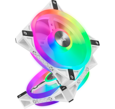Ventilateur Corsair iCUE QL120 RGB Triple Pack Blanc 12cm VENCOQL120RGB-W-X3 - 1