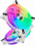 Ventilateur Corsair iCUE QL120 RGB Triple Pack Blanc 12cm VENCOQL120RGB-W-X3 - 1