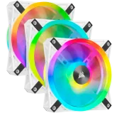 Ventilateur Corsair iCUE QL120 RGB Triple Pack Blanc 12cm