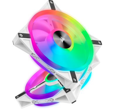 Ventilateur Corsair iCUE QL140 RGB Dual Pack Blanc 14cm  VENCOQL140RGB-W-X2 - 1