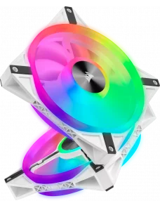 Ventilateur Corsair iCUE QL140 RGB Dual Pack Blanc 14cm  VENCOQL140RGB-W-X2 - 1