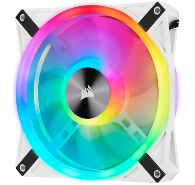 Ventilateur Corsair iCUE QL140 RGB Dual Pack Blanc 14cm  VENCOQL140RGB-W-X2 - 4