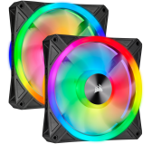 Ventilateur Corsair iCUE QL140 RGB Dual Pack 14cm Ventilateur Corsair iCUE QL140 RGB Dual Pack 14cm