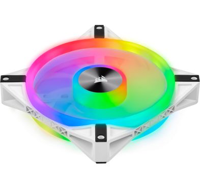 Ventilateur Corsair iCUE QL140 RGB Blanc 14cm VENCOQL140RGB-W - 1