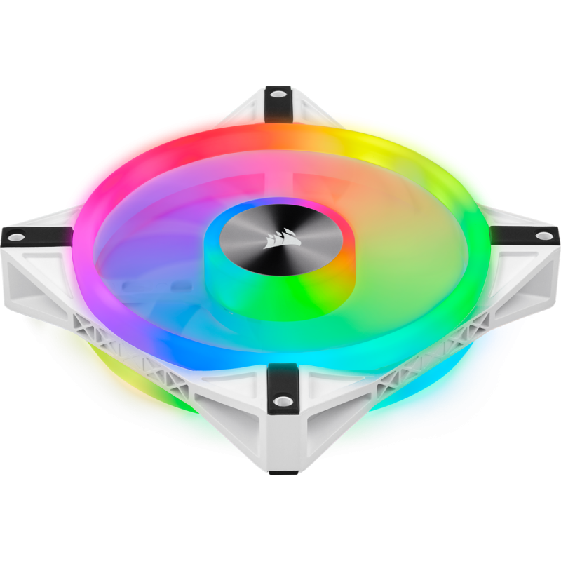 Ventilateur Corsair iCUE QL140 RGB Blanc 140mm