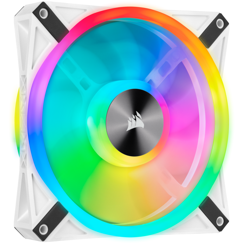 Ventilateur Corsair iCUE QL140 RGB Blanc 140mm Ventilateur Corsair iCUE QL140 RGB Blanc 140mm
