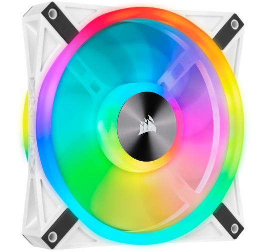 Ventilateur Corsair iCUE QL140 RGB Blanc 14cm VENCOQL140RGB-W - 2 Ventilateur Corsair iCUE QL140 RGB Blanc 14cm VENCOQL140RGB-W - 2