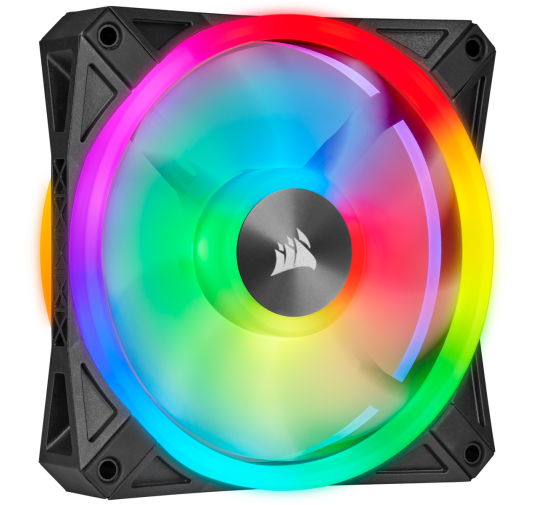 Ventilateur Corsair iCUE QL120 RGB 12cm VENCOQL120RGB - 2 Ventilateur Corsair iCUE QL120 RGB 12cm VENCOQL120RGB - 2