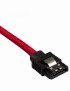 2x Câbles Corsair gainé Premium SATA 6Gbps 60 cm Rouge NSATACO-60-R-D - 1