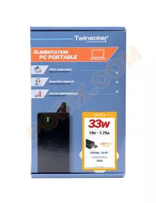 Chargeur PC Portable Asus 19V 1,75A 33W Connecteur 6P Square Tip  Twinecker - 2