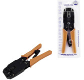 Pince à Sertir LogiLink WZ0003 RJ45/RJ11 Qualité PRO en métal Pince à Sertir LogiLink WZ0003 RJ45/RJ11 Qualité PRO en métal
