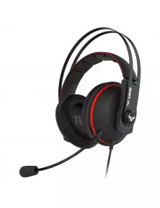 Micro Casque Asus TUF Gaming H7 Rouge PC/PS4 MICASTUFH7-RED - 1