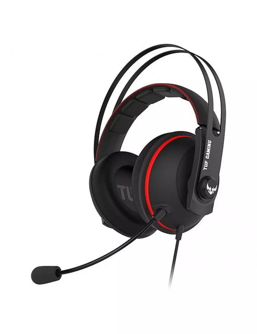 Micro Casque Asus TUF Gaming H7 Rouge PC/PS4 MICASTUFH7-RED - 1