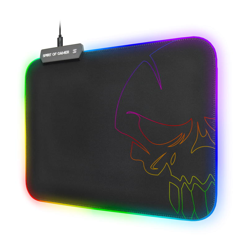 Tapis Spirit Of Gamer Skull RGB Gaming Mouse Pad 300x230x3mm Tapis Spirit Of Gamer Skull RGB Gaming Mouse Pad 300x230x3mm
