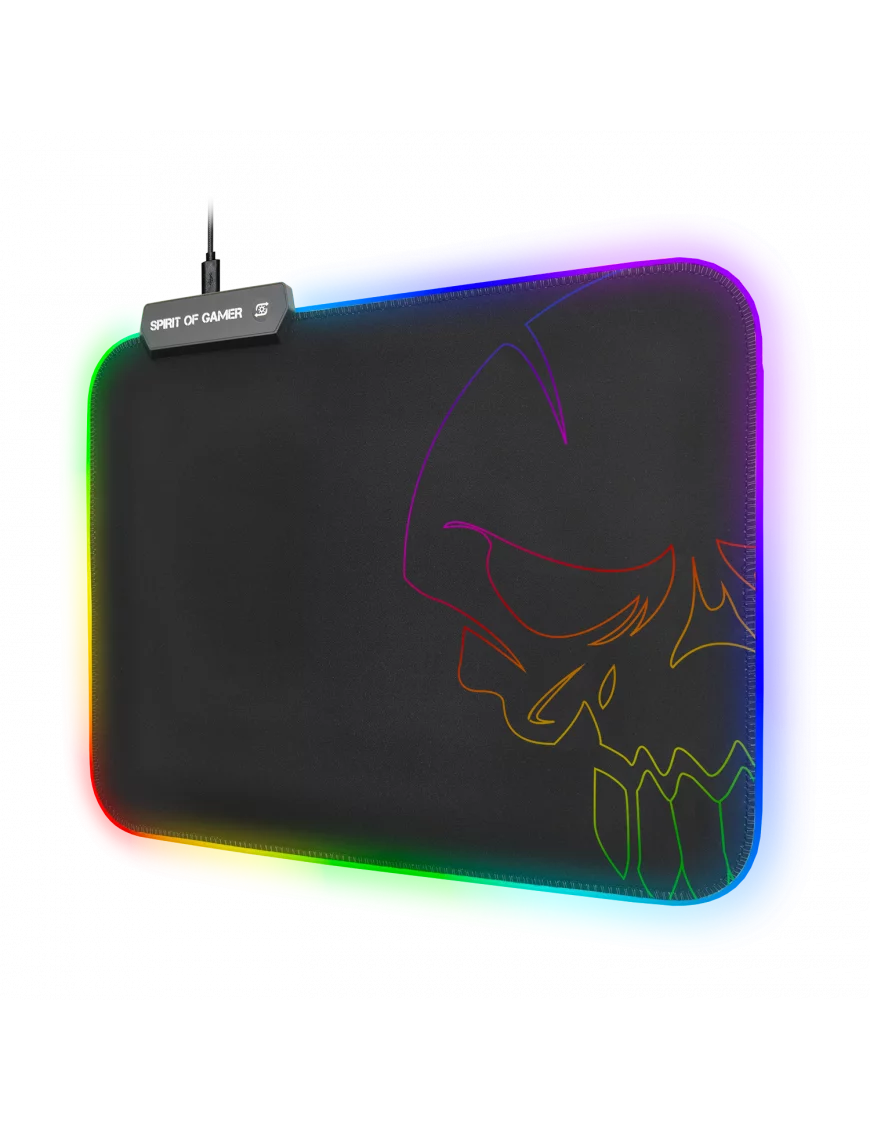 Tapis Spirit Of Gamer Skull RGB Gaming Mouse Pad 300x230x3mm TASOG-PADMRGB - 1