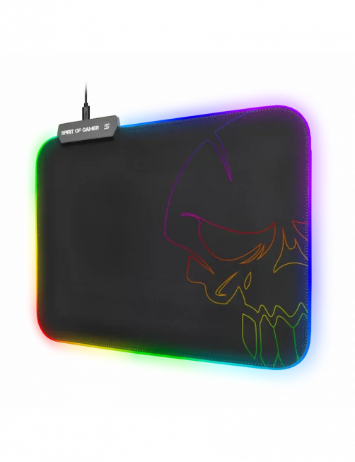 Tapis Spirit Of Gamer Skull RGB Gaming Mouse Pad 300x230x3mm TASOG-PADMRGB - 1