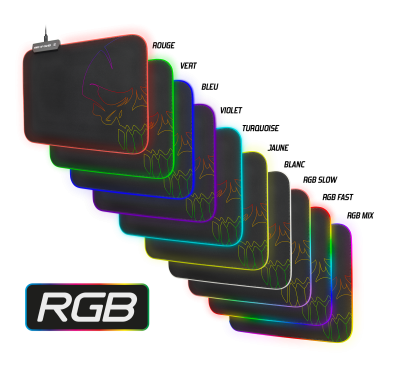 Tapis Spirit Of Gamer Skull RGB Gaming Mouse Pad 300x230x3mm TASOG-PADMRGB - 5