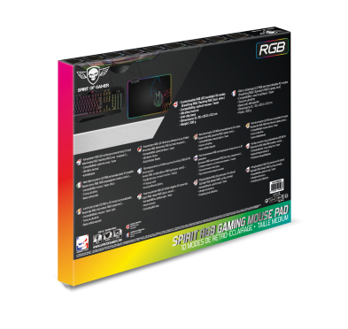 Tapis Spirit Of Gamer Skull RGB Gaming Mouse Pad 300x230x3mm TASOG-PADMRGB - 8