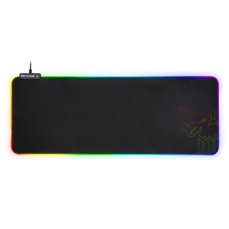 Tapis Spirit Of Gamer Skull RGB Gaming Mouse Pad XXL 800x300x3mm Tapis Spirit Of Gamer Skull RGB Gaming Mouse Pad XXL 800x300x3mm