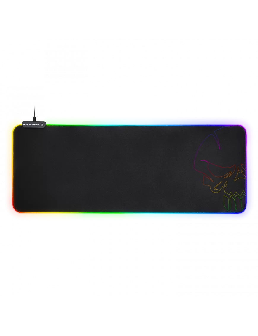 Spirit of Gamer Skull RGB Gaming Mouse Pad XXL