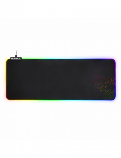 Tapis Spirit Of Gamer Skull RGB Gaming Mouse Pad XXL 800x30x3mm TASOG-PADXXRGB - 1