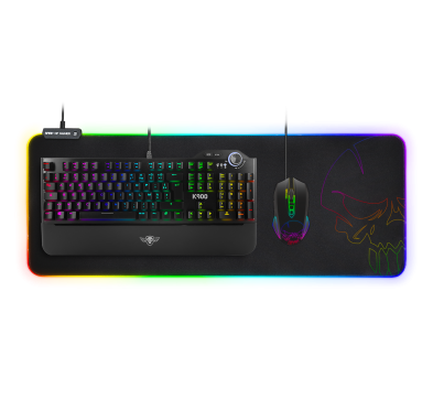 Tapis Spirit Of Gamer Skull RGB Gaming Mouse Pad XXL 800x30x3mm TASOG-PADXXRGB - 3