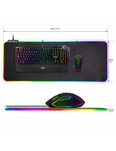 Tapis Spirit Of Gamer Skull RGB Gaming Mouse Pad XXL 800x30x3mm TASOG-PADXXRGB - 4