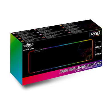Tapis Spirit Of Gamer Skull RGB Gaming Mouse Pad XXL 800x30x3mm TASOG-PADXXRGB - 8