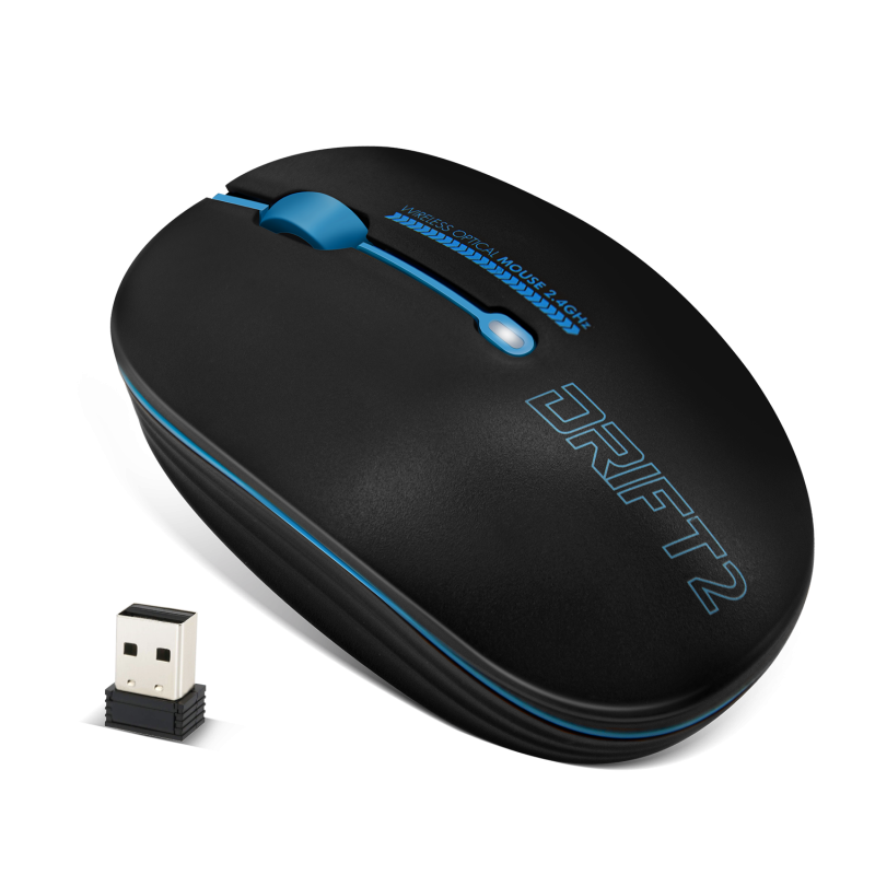 Souris Advance Drift 2 Blue 1600dpi Sans Fil
