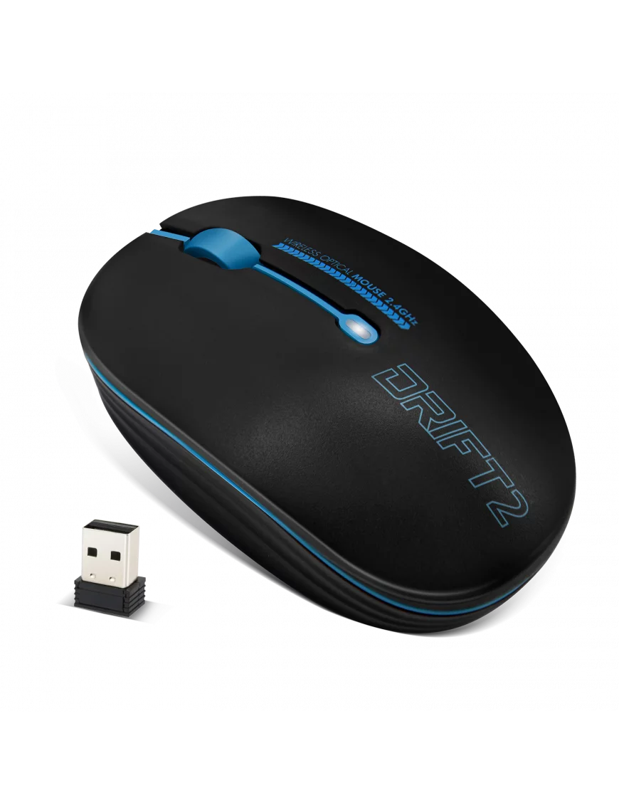 Souris Advance Drift 2 Blue 1600dpi Sans Fil
