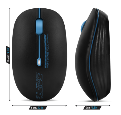 Souris Advance Drift 2 Blue 1600dpi Sans Fil Advance - 5
