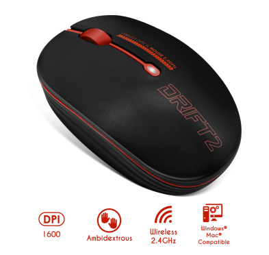 Souris Advance Drift 2 Red 1600dpi Sans Fil Advance - 6