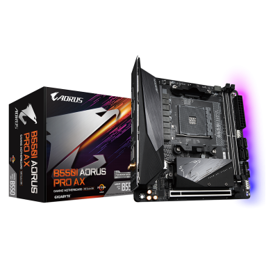 Carte Mère Gigabyte B550I AORUS PRO AX ITX AM4 DDR4 USB3.2 M.2 Gigabyte - 1