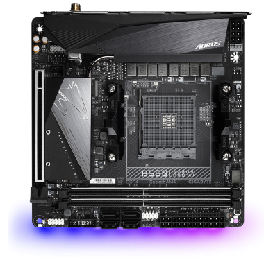 Carte Mère Gigabyte B550I AORUS PRO AX ITX AM4 DDR4 USB3.2 M.2 Gigabyte - 2