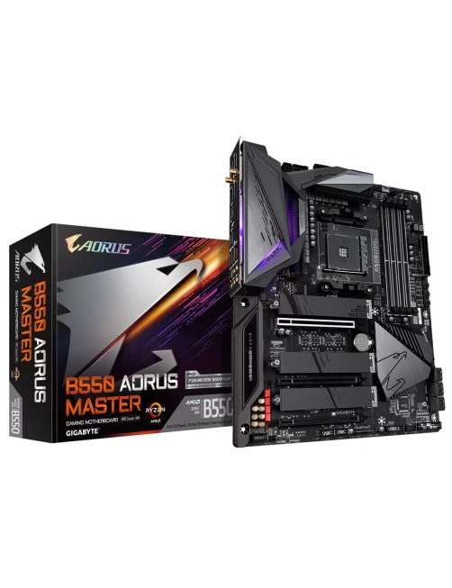 Carte Mère Gigabyte B550 AORUS MASTER ATX AM4 DDR4 USB3.2 M.2 WIFI Gigabyte - 1