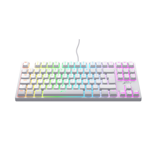 Clavier Xtrfy K4 TKL RGB Blanc CLXTK4-TKL-BLANC - 1 Clavier Xtrfy K4 TKL RGB Blanc CLXTK4-TKL-BLANC - 1