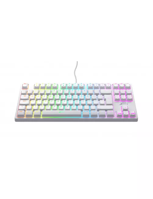 Clavier Xtrfy K4 TKL RGB Blanc CLXTK4-TKL-BLANC - 1 Clavier Xtrfy K4 TKL RGB Blanc CLXTK4-TKL-BLANC - 1