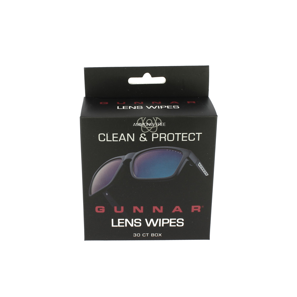 x30 Lingettes nettoyantes GUNNAR pour Lunette x30 Lingettes nettoyantes GUNNAR pour Lunette