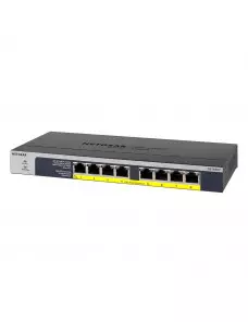 Switch RJ45 Netgear GS108PP-100EUS 10/100/1000 Mbps 8 Ports PoE+ SW_NE-GS108PP-100E - 3