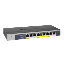 Switch RJ45 Netgear GS108PP-100EUS 10/100/1000 Mbps 8 Ports PoE+ SW_NE-GS108PP-100E - 4
