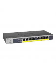 Switch RJ45 Netgear GS108PP-100EUS 10/100/1000 Mbps 8 Ports PoE+ SW_NE-GS108PP-100E - 4