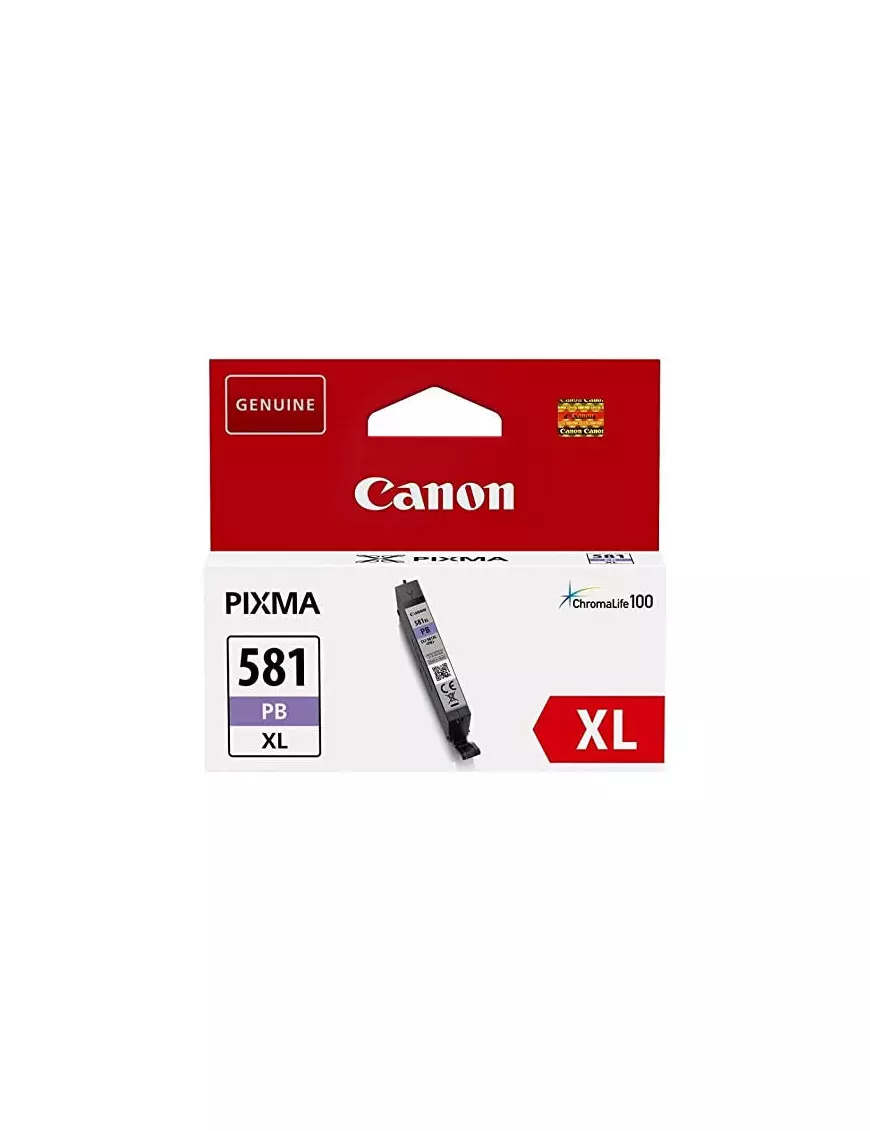 Cartouche Canon CLI-581PB XL bleu photo 8.3mL CARTCLI581XL-PB - 1