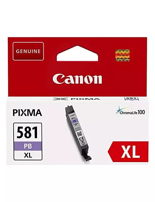 Cartouche Canon CLI-581PB XL bleu photo 8.3mL CARTCLI581XL-PB - 1