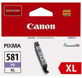 Cartouche Canon CLI 581PB XL bleu photo 8.3mL