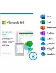 Microsoft 365 Business Standard 1 Personne (ESD) Abonnement 1 an OFF365_BUSSTD-ESD - 1