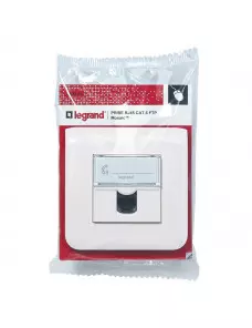 Prise LEGRAND Mosaic RJ45 Cat6 FTP Complet RJ45LGC6FTP-COMP - 1