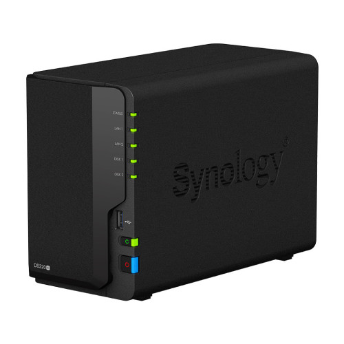 Boitier Serveur NAS Synology DS220+ 2 x SATA 3.5 NASSYDS220+ - 2 Boitier Serveur NAS Synology DS220+ 2 x SATA 3.5 NASSYDS220+ - 2